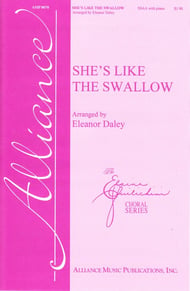 She's Like the Swallow SSAA choral sheet music cover Thumbnail